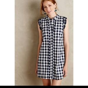 Anthropologie Dear Creatures Gingham Dress